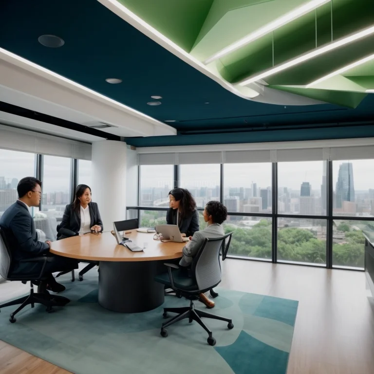 Group of leaders engaged in ethical leadership training session